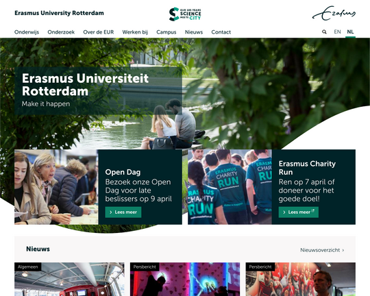 Erasmus Universiteit Rotterdam Logo