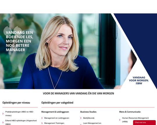 ISBW Opleidingen en trainingen Logo
