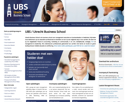 Utrecht Business School Logo